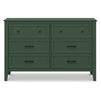 M24726FRGR,DaVinci,Beau 6-Drawer Dresser in Forest Green