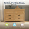 M24726HY,DaVinci,Beau 6-Drawer Dresser in Honey