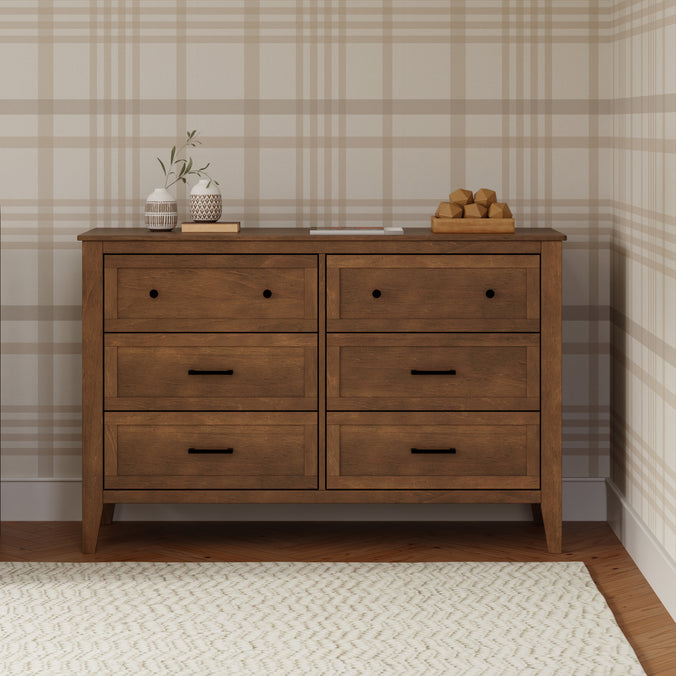 M24726L,DaVinci,Beau 6-Drawer Dresser in Walnut