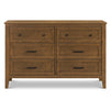 M24726L,DaVinci,Beau 6-Drawer Dresser in Walnut