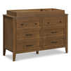 M24726L,DaVinci,Beau 6-Drawer Dresser in Walnut