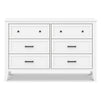 M24726W,DaVinci,Beau 6-Drawer Dresser in White