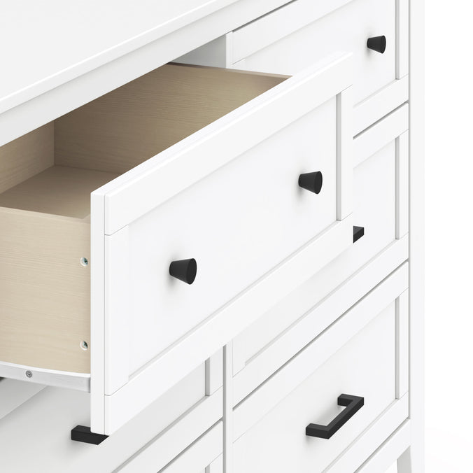 M24726W,DaVinci,Beau 6-Drawer Dresser in White
