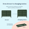M24926FRGR,DaVinci,Margot 6-Drawer Dresser in Forest Green