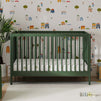 M25101FRGR,DaVinci,Birdie 3-in-1 Convertible Crib in Forest Green