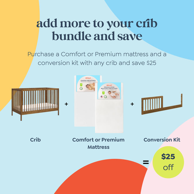 M25101L,DaVinci,Birdie 3-in-1 Convertible Crib in Walnut