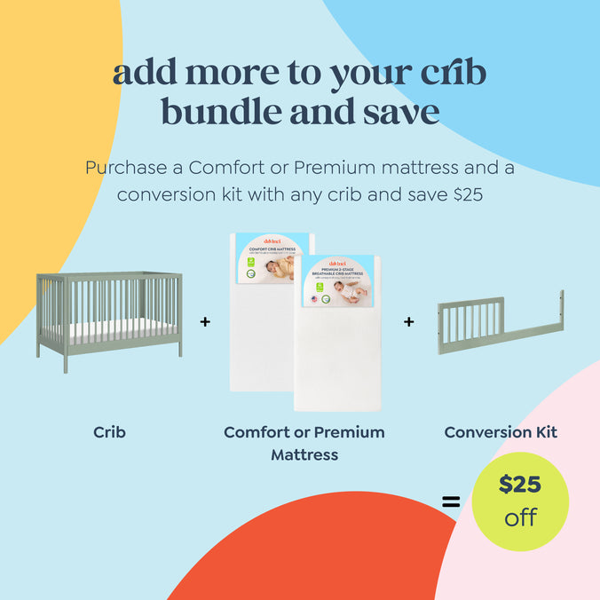 M25101LS,DaVinci,Birdie 3-in-1 Convertible Crib in Light Sage