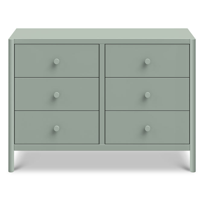 M25126LS,DaVinci,Birdie 6-Drawer Dresser in Light Sage