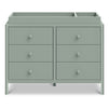 M25126LS,DaVinci,Birdie 6-Drawer Dresser in Light Sage