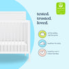 M25141W,DaVinci,Birdie 4-in-1 Convertible Crib in White