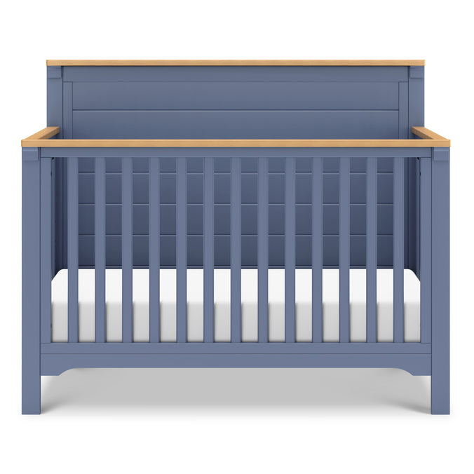 M27201CVBHY,DaVinci,Shea 4-in-1 Convertible Crib in Cove Blue and Honey