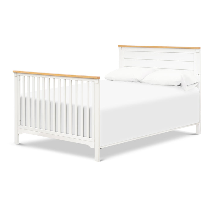M27201RWHY,DaVinci,Shea 4-in-1 Convertible Crib in Warm White and Honey