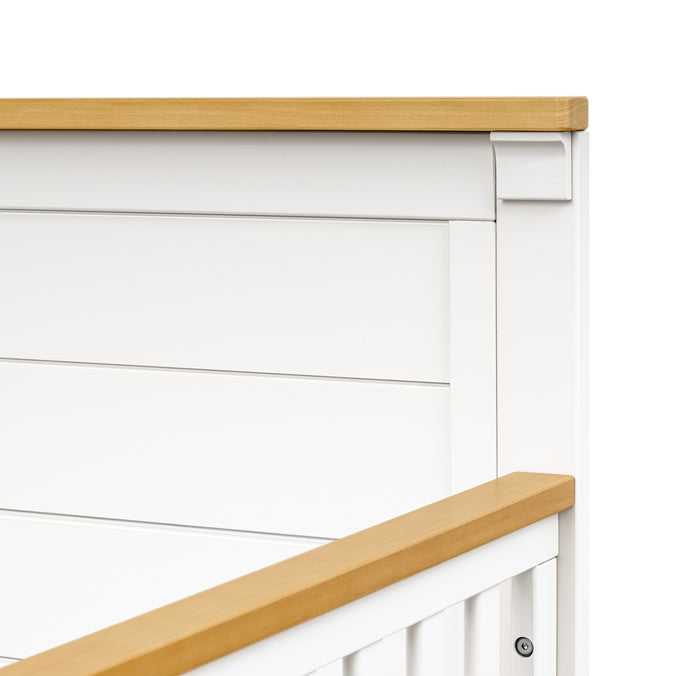 M27201RWHY,DaVinci,Shea 4-in-1 Convertible Crib in Warm White and Honey