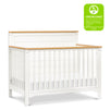 M27201RWHY,DaVinci,Shea 4-in-1 Convertible Crib in Warm White and Honey