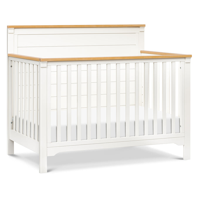 M27201RWHY,DaVinci,Shea 4-in-1 Convertible Crib in Warm White and Honey