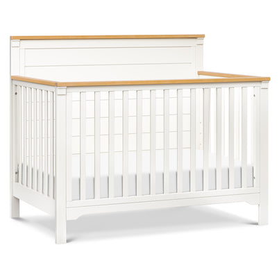 M27201RWHY,DaVinci,Shea 4-in-1 Convertible Crib in Warm White and Honey