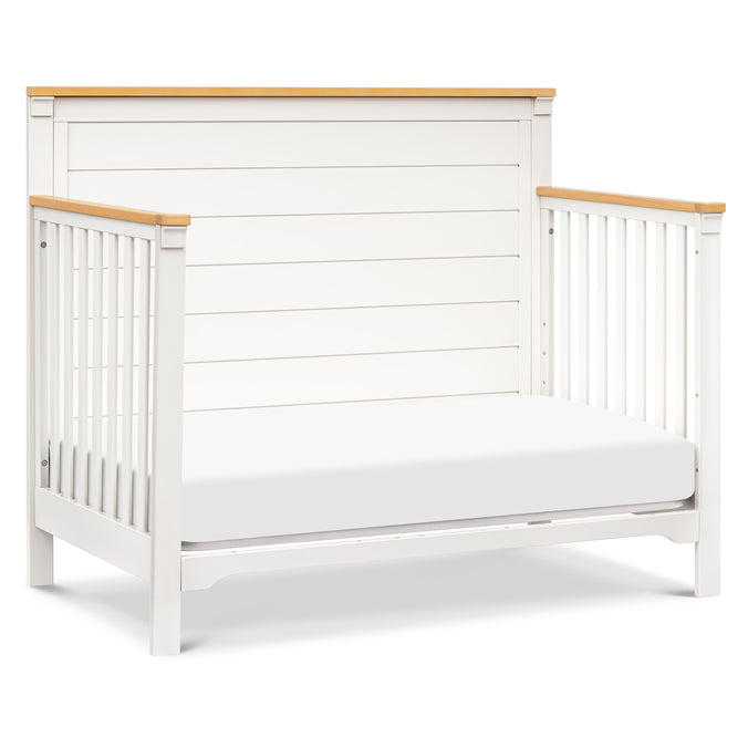 M27201RWHY,DaVinci,Shea 4-in-1 Convertible Crib in Warm White and Honey