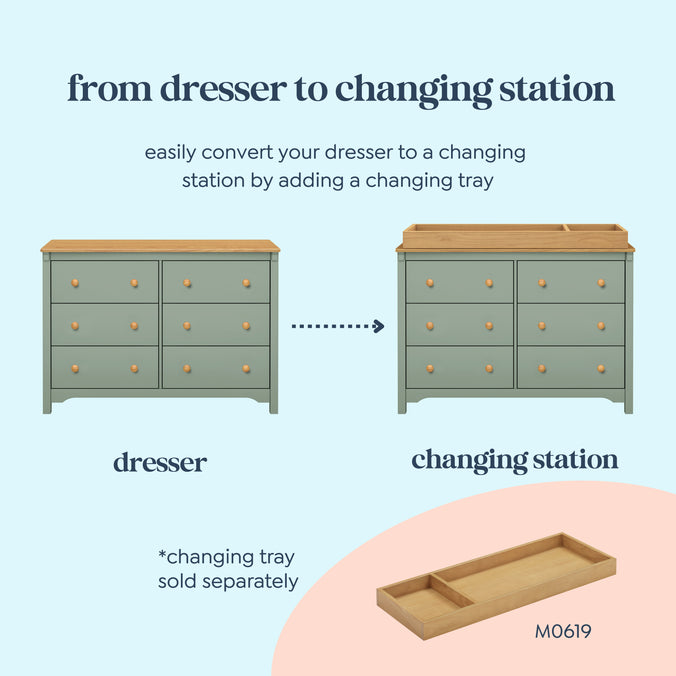 davinci shea dresser daVinci Shea 6-Drawer Dresser
