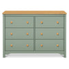 M27226LSHY,DaVinci,Shea 6-Drawer Dresser in Light Sage and Honey