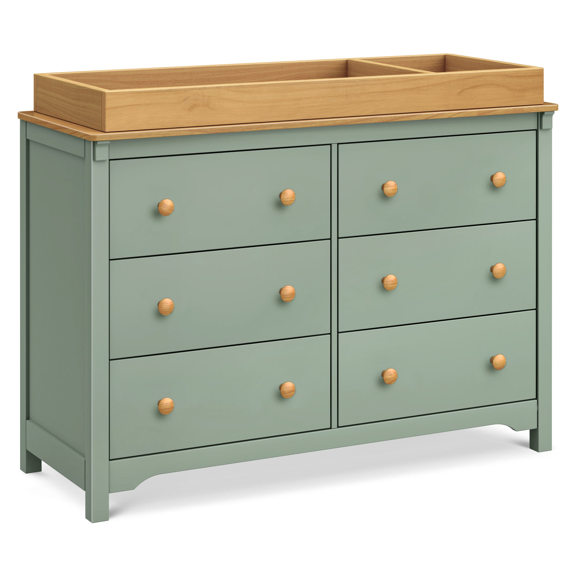 green changing table dresser Shea 6-Drawer Length:60