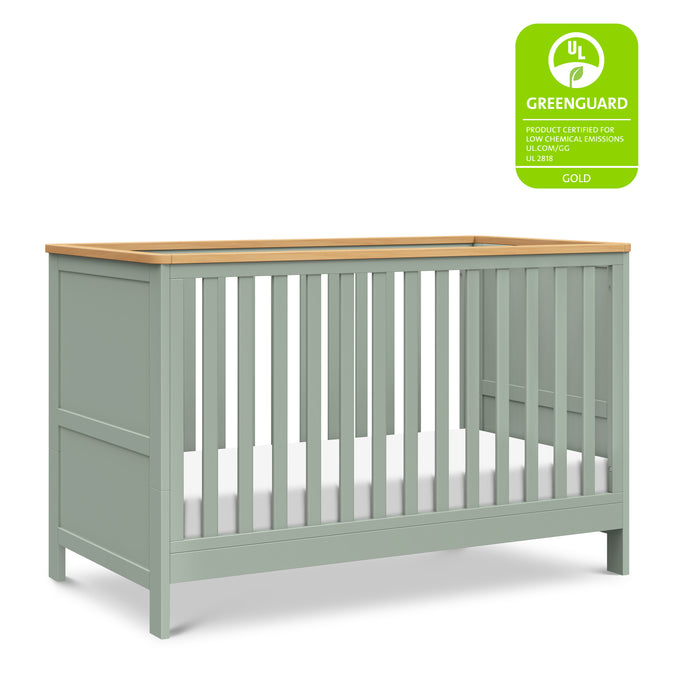 M27242LSHY,DaVinci,Shea 5-in-1 Convertible Crib to Junior Bed in Light Sage and Honey