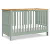 M27242LSHY,DaVinci,Shea 5-in-1 Convertible Crib to Junior Bed in Light Sage and Honey