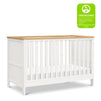 M27242RWHY,DaVinci,Shea 5-in-1 Convertible Crib to Junior Bed in Warm White and Honey
