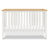 M27242RWHY,DaVinci,Shea 5-in-1 Convertible Crib to Junior Bed in Warm White and Honey
