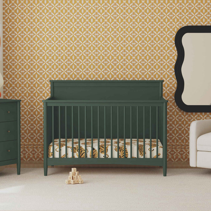 M27301FRGR,DaVinci,Frem 4-in-1 Convertible Crib in Forest Green