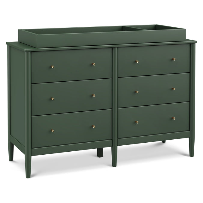 M27326FRGR,DaVinci,Frem 6-Drawer Dresser in Forest Green