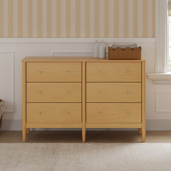 M27326HY,DaVinci,Frem 6-Drawer Dresser in Honey
