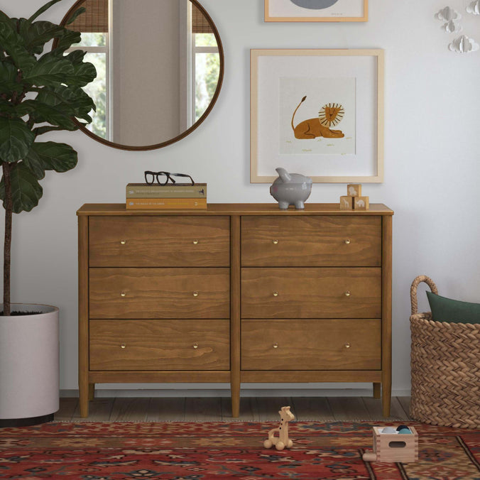 M27326L,DaVinci,Frem 6-Drawer Dresser in Walnut