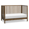 M27801L,DaVinci,Sammy Scallop 4-in-1 Convertible Crib in Walnut