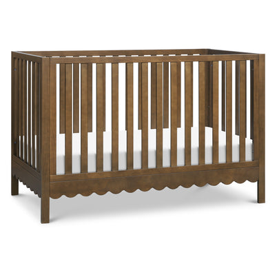 M27801L,DaVinci,Sammy Scallop 4-in-1 Convertible Crib in Walnut