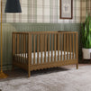 M27801L,DaVinci,Sammy Scallop 4-in-1 Convertible Crib in Walnut
