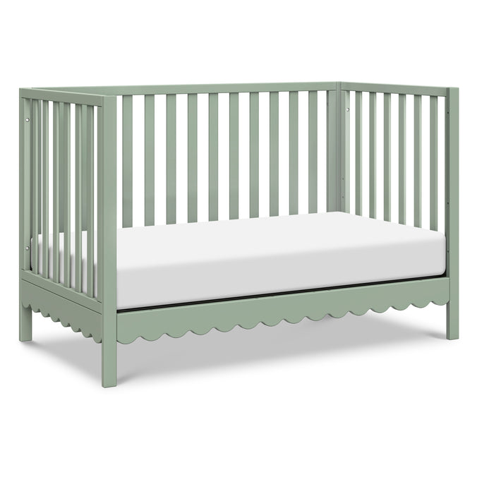 M27801LS,DaVinci,Sammy Scallop 4-in-1 Convertible Crib in Light Sage
