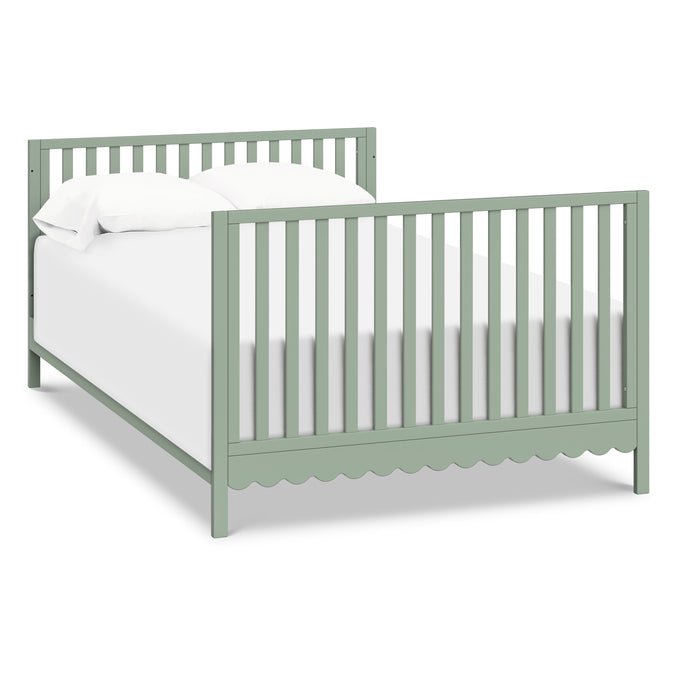 M27801LS,DaVinci,Sammy Scallop 4-in-1 Convertible Crib in Light Sage