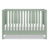 M27801LS,DaVinci,Sammy Scallop 4-in-1 Convertible Crib in Light Sage
