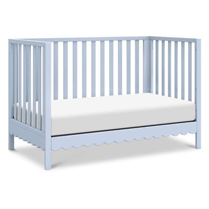 M27801PB,DaVinci,Sammy Scallop 4-in-1 Convertible Crib in Powder Blue