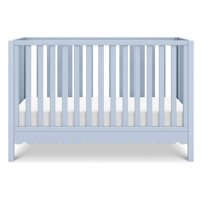 M27801PB,DaVinci,Sammy Scallop 4-in-1 Convertible Crib in Powder Blue