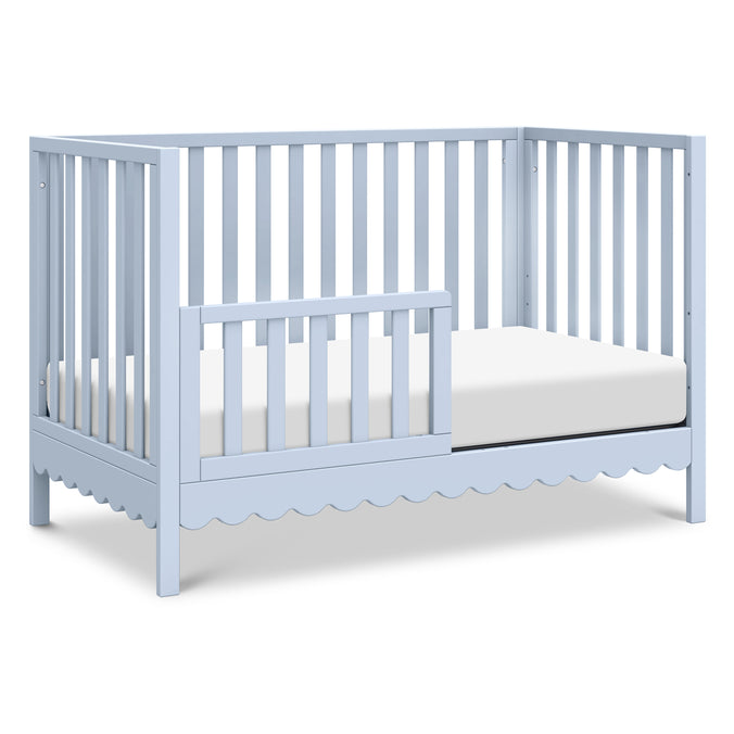 M27801PB,DaVinci,Sammy Scallop 4-in-1 Convertible Crib in Powder Blue