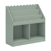 M27811LS,DaVinci,Sammy Scallop Bookcase in Light Sage