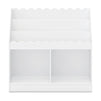 M27811W,DaVinci,Sammy Scallop Bookcase in White