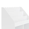 M27811W,DaVinci,Sammy Scallop Bookcase in White