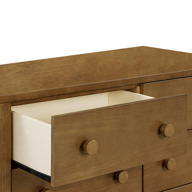 M27826L,DaVinci,Sammy Scallop 6-Drawer Dresser in Walnut