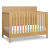 M27841HY,DaVinci,Sammy Scallop Cottage 4-in-1 Convertible Crib in Honey