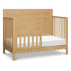 M27841HY,DaVinci,Sammy Scallop Cottage 4-in-1 Convertible Crib in Honey