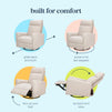M29987BH,DaVinci,Erin Recliner and Swivel Glider in Beach
