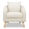 M30703VNLF,DaVinci,Nina Kids Chair in Vanilla with Light Wood Feet