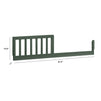 M3099FRGR,The MDB Family,Toddler Bed Conversion Kit in Forest Green